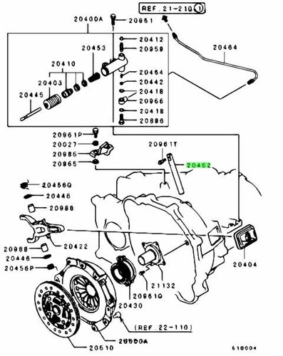 Shaft clutch release fork - clutch,