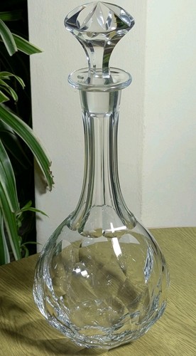 Crystal decanter leaf - crystal,