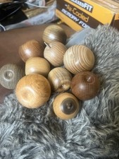 10  Vintage Wooden hand made