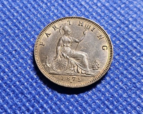 1875 farthing victoria - h,
