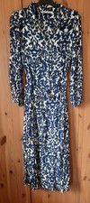 ZARA Navy Blue &  White