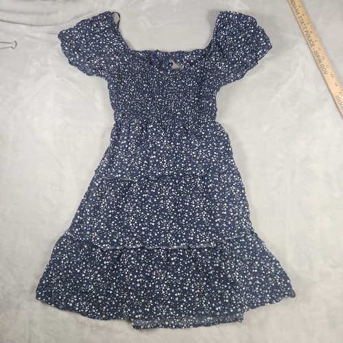 Hollister navy floral off - xs,