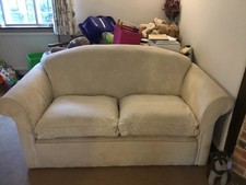Two Wesley Barrell sofas covered in Laura Ashley fabric
