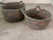 Pair of Multi-coloured Storage
