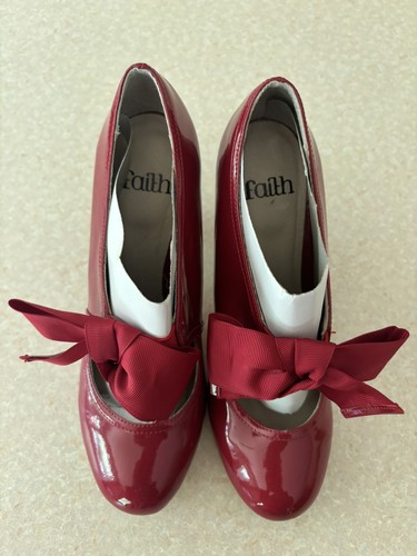 Faith red patent - red,