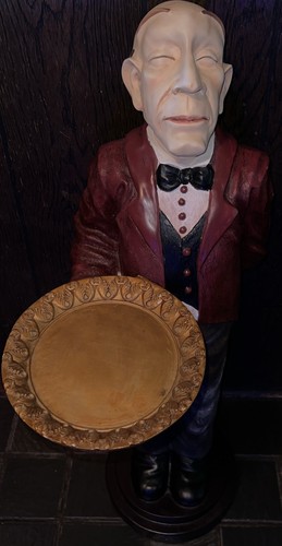 Waiter statue butler - butler, server