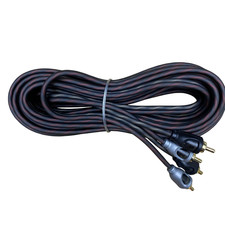 5M RCA Stereo Audio Cable Dual Male to Male Phono Lead-Hi-Fi Speaker & Subwoofer