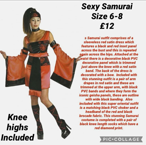 Womens geisha samurai - womens, fancy