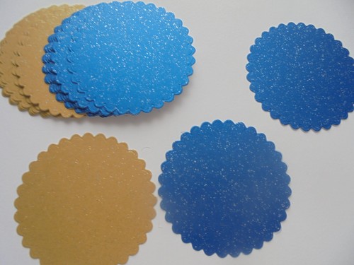 Card scalloped die cut - x,