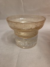 Vintage Crackle Glass Candle