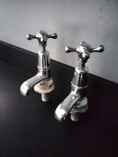 Vintage Basin Taps Chrome