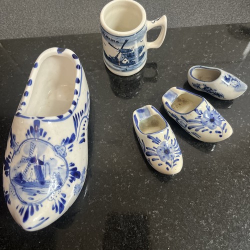 Delft hand painted blue - painted, and