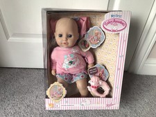 Baby Annabell Doll My First Baby 36cm With Outfits Clothes Shoes Rattle Boxed