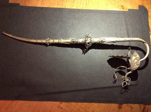 Gorgeous silver alloy opium - silver,