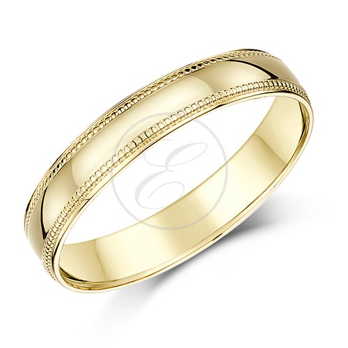 9ct yellow gold ring - ring, heavy