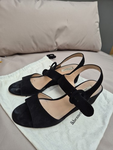 Bennett black wedge heel - black,