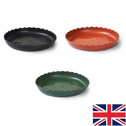 Pack plant saucers flower - 5,