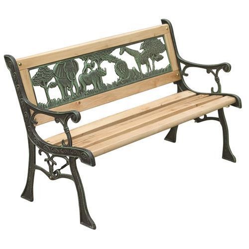 Seater wooden garden bench - 2,