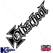 Old School Sticker Decal 152mm