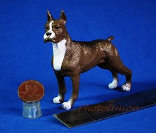 Cake Topper Dog Boxer Figure