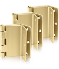  3 Pack Gold Offset Hinges 3.5
