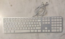 Apple Wired QWERTY  A1243 Aluminium Keyboard - Working
