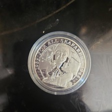 2016 Gibraltar £20 pounds silver proof coin UK 'For all seafarers' 1939-45 boxed