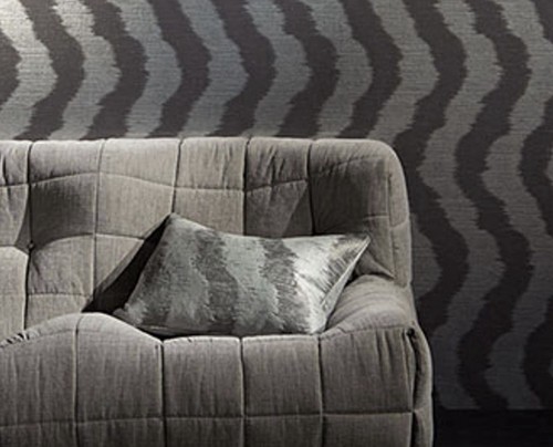 Zinc textile bellisario stripe - zinc,