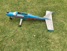 Model Wooden Kit Plane - For Spares - Built - 3 Foot Long