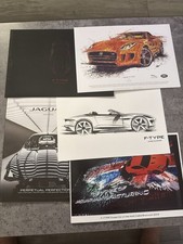Jaguar F-TYPE 2013 Launch Memorabilia Set – Prints, Artwork & Magazine