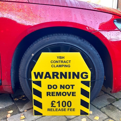 Joke wheel clamp car van - clamp,