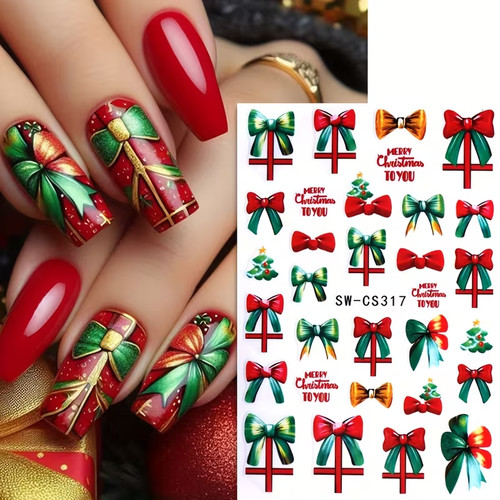 Christmas bowknot holographic - ,
