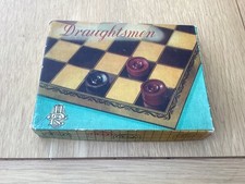 Vintage JRL Ltd Draughtsmen Bakelite Draughts Set in Original Box # M48