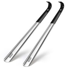 Set of 2 Metal Shoe Horn 42cm
