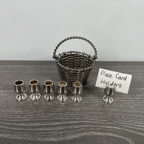 Silver plated name place - silver,