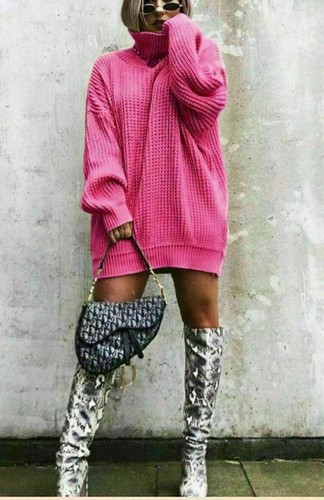 Womens ladies knitted chunky - ladies,