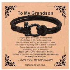 Bracelet To My Grandson Wish
