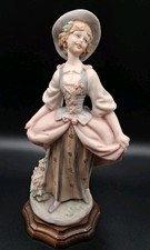 Capodimonte Figure 9 ins (23cm)  Tall  Florence 1982 Lady, Signed M.Marini.