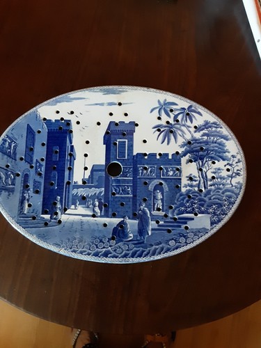 Antique 19thc spode oval - antique,