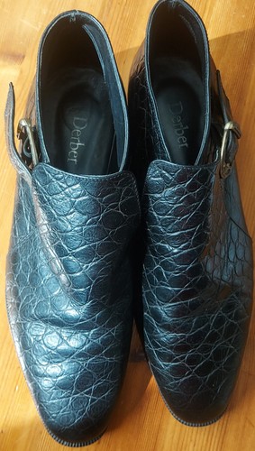 Vintage derber black crocodile - vintage,