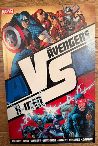 Avengers men paperback - vs, x-men