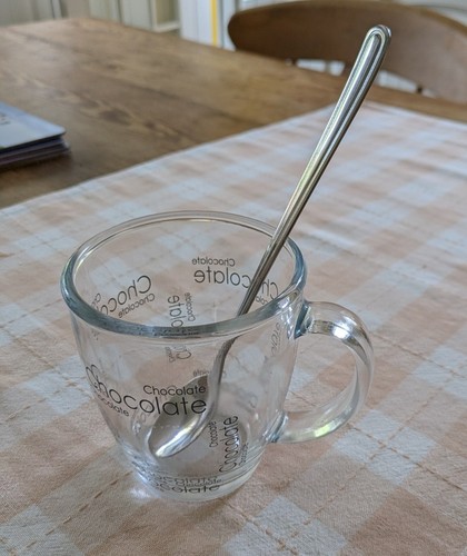 Hot chocolate glass new - &,