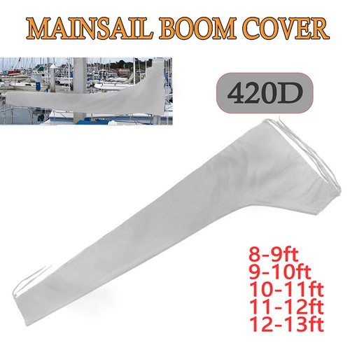 Sail cover grey mainsail boom - sail,
