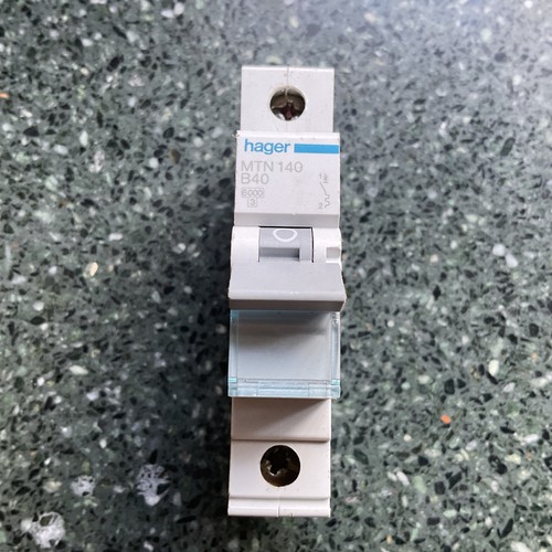 Hager 40a mcb b40 amp - b40, 40