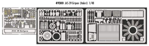 Eduard 49300 saab jas 39a - eduard,