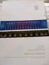 Royal Variety Performance 2016 Programme In Sleeve Headlined by Barry Gibb Good