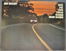1984 Mercury Brochure Cougar