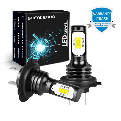 Led headlight bulb 6000k - h7,