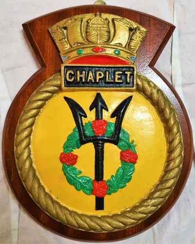 Hms chaplet ship - chaplet, crest