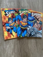 superman doomsday books 1-3 graphic novel